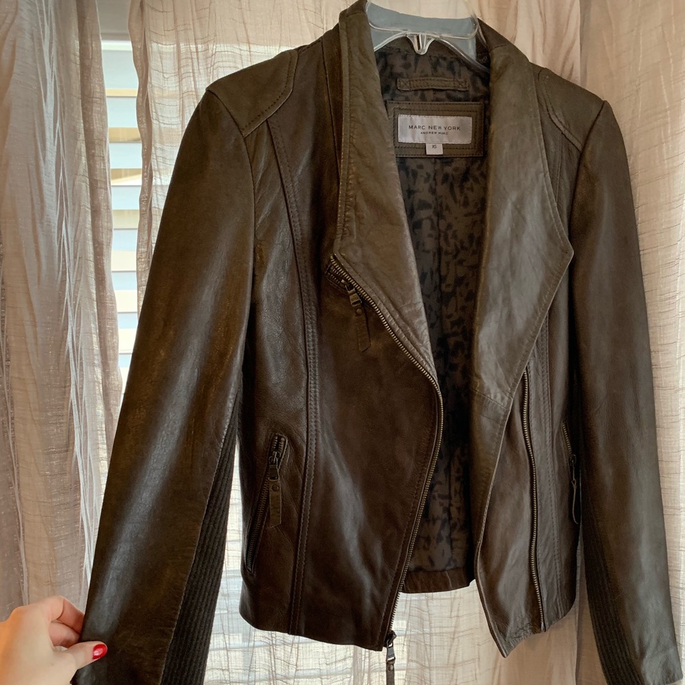 Marc New York genuine leather jacket